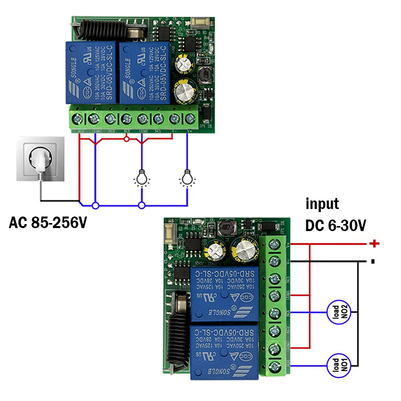 10A Relay Receiver Module 433M - 433Mhz Receiver Module 评论和价格